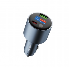 95W TFT Digital Display Screen Car Charger
