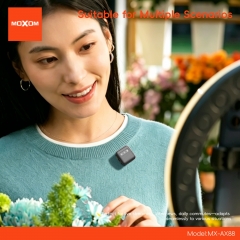 Dual-User Wireless Microphone: 1-to-2, Magnetic & Lapel-Clip Compatible