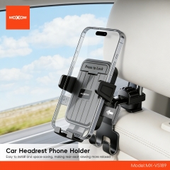Car Headrest One-Click Lock Phone Holder
