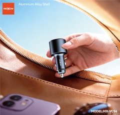 95W TFT Digital Display Screen Car Charger