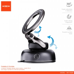 Zinc Alloy Adjustable Magnetic Phone Holder with Magnetic Ring