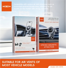 Light-grab stable air vent magnetic holder