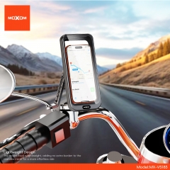 Full-Coverage Phone Rearview Mirror Holder for Motorcycles