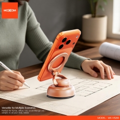 Zinc Alloy Adjustable Magnetic Phone Holder with Magnetic Ring