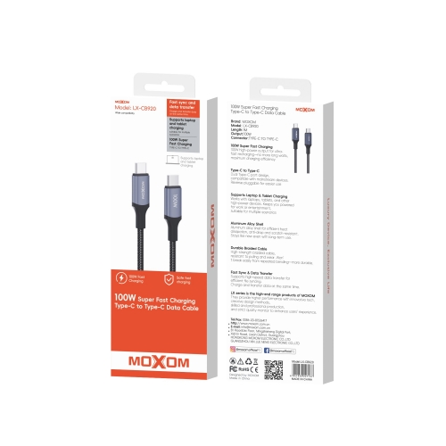 100W Super Fast Charging Type-C to Type-C Aluminum alloy shell Data Cable