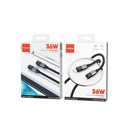 " 36W Stable Stream fast charging data cable Type-C to Lightning"