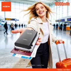 22.5W Super Fast Charging Power Bank with Built-in Dual Cables