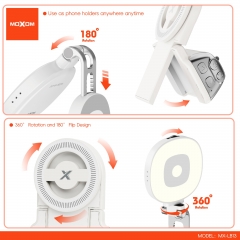 Quick Zoom Easy Control--Magnetic Grip With Selfie Light