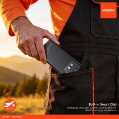 22.5W Super Fast Charging Power Bank with Built-in Dual Cables