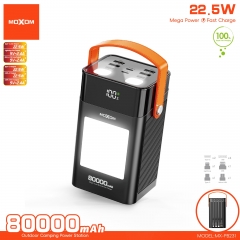 80000mAh Mega Power | 22.5W Fast Charge | Outdoor Camping Power Station