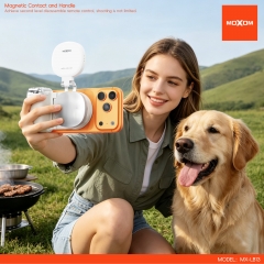 Quick Zoom Easy Control--Magnetic Grip With Selfie Light
