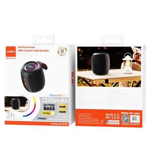 5W Real Power RGB Colorful Light Speaker