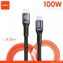 1m, 100W Nylon Woven Fast Charging Data Cable