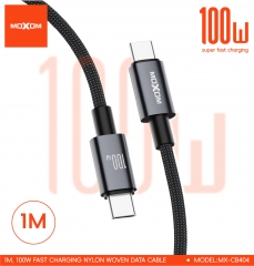 1m, 100W Nylon Woven Fast Charging Data Cable