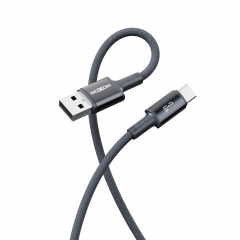 1m, 3A Fast Charging Nylon Woven Data Cable