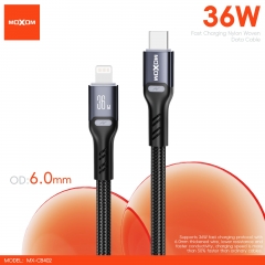 1m, 36W Fast Charging Nylon Woven Data Cable