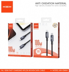 1m, 100W Nylon Woven Fast Charging Data Cable