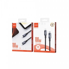 1m, 100W Nylon Woven Fast Charging Data Cable