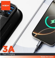 1m, 3A Fast Charging Nylon Woven Data Cable