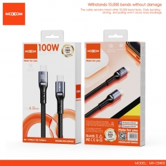 1m, 100W Nylon Woven Fast Charging Data Cable