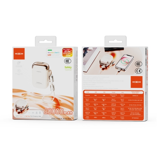 PD20W · QC22.5W · 20000mAh Vivid Flash Charge Power Bank