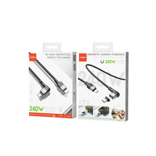 240W Angled Magnetic Cable – Unobstructed Gaming & Super Fast Charging