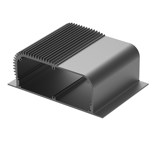 RX581-064-19 Extruded Tube Case with cooling fin 184 [7.24] x 69.3 [2.73]