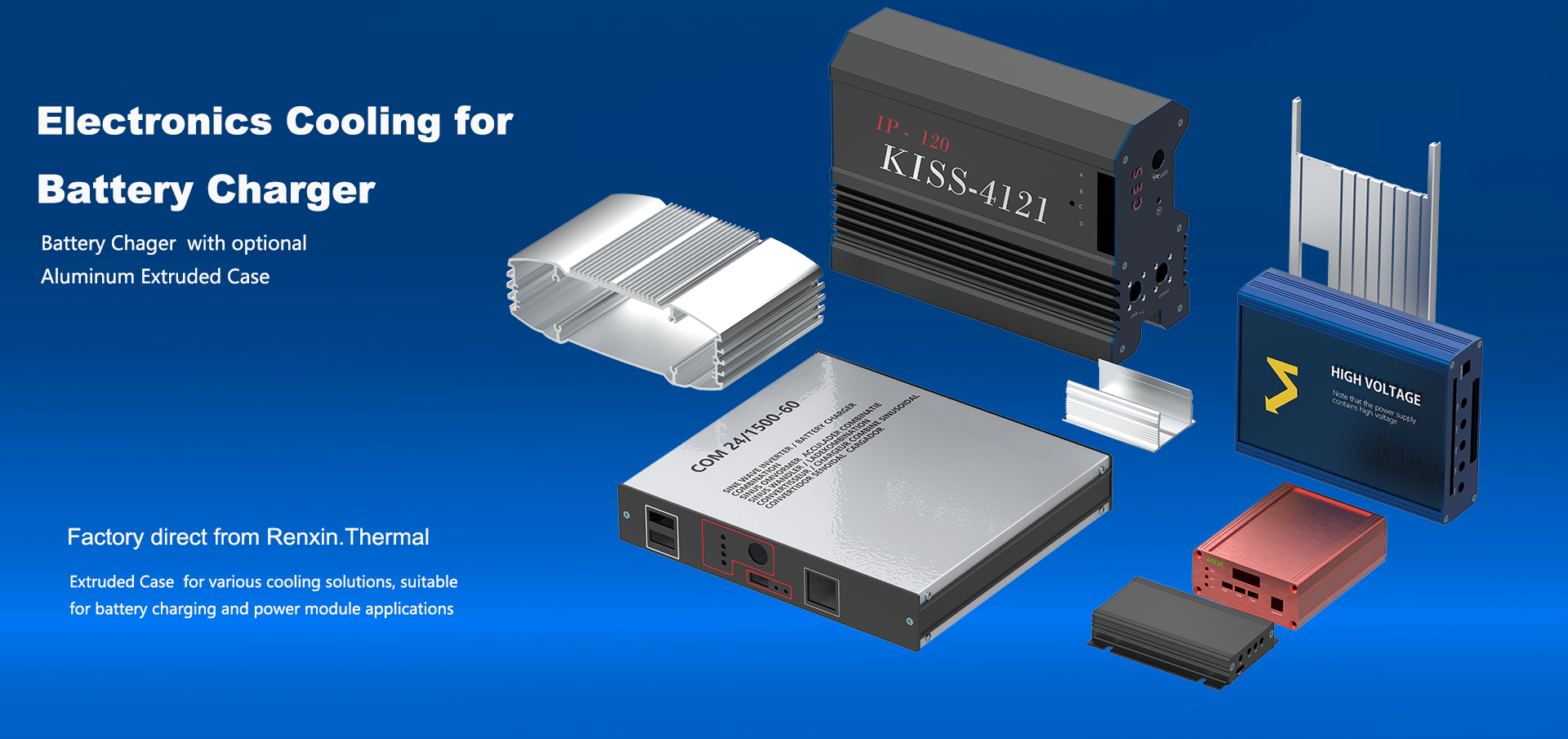 Profeils for Heatsink and Case for Extruded Aluminum