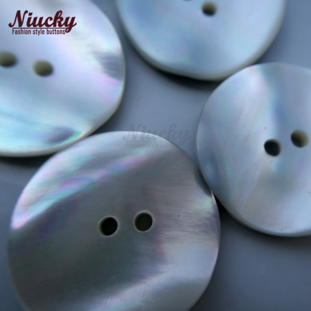 Premium 28mm Natural Shell Buttons for Coats | Deep Sea Mother of Pearl ...