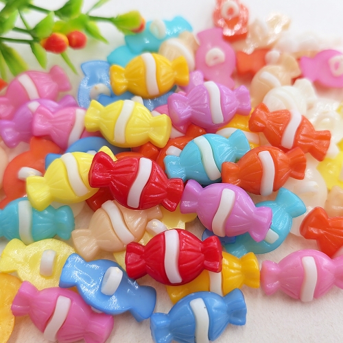 19mm Two-Tone High-Foot Candy Buttons | Striped Plastic Buttons for DIY ...