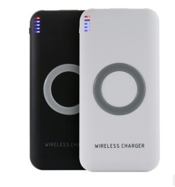 8,000mAH Power Bank, Rubber Oil, with Wireless Output 5w, Qi Pass