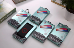 wireless QI power bank new package design