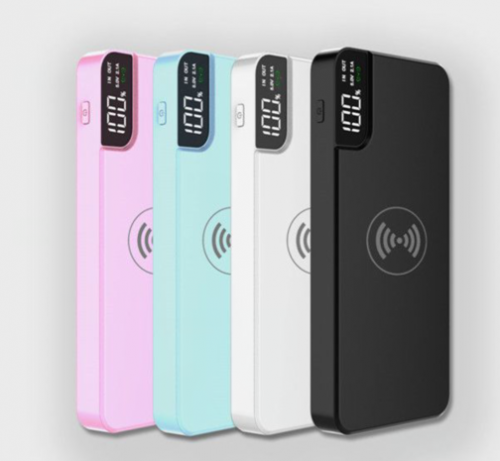 10,000 mAh Wireless POWER BANK, TYPE-c Output and wireless output