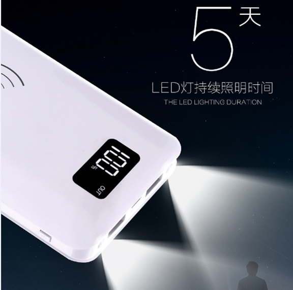 20K mAh POWER BANK, with Wireless Fast Speed Output.