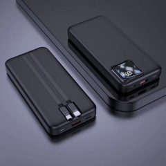 MX-PB09 QC4.0 Power Bank, with two cable.