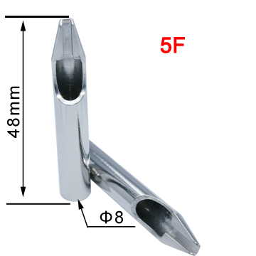 5pcs 304L Stainless Steel Tips 5F