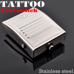 Premium RCA Stainless Steel Tattoo Foot Pedal Switch Pedal