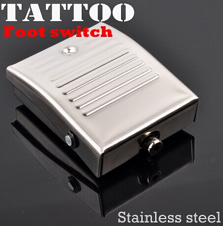 Premium RCA Stainless Steel Tattoo Foot Pedal Switch Pedal