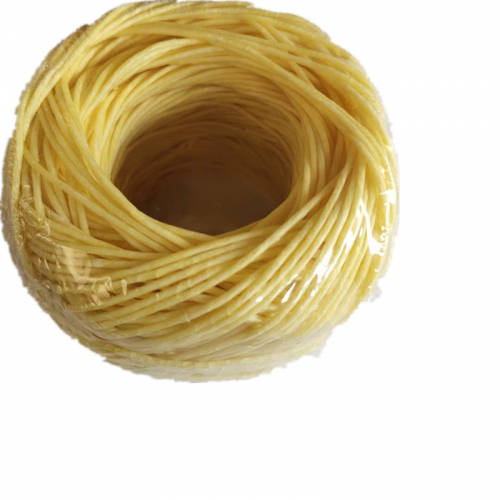 2.0mm yellow Wholesale 200ft 100% Organic Hemp Candle Wick with Natural Beeswax Coating