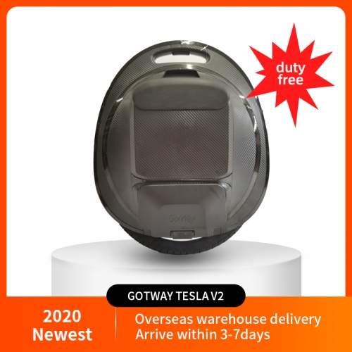 2020 New Gotway Tesla V2 monowheel electric unicycle 1020WH 2000W motor with speaker Handle anti-aircraft