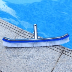 18''/45cm Deluxe Wall Brush w/polished Alu Back swimming pool cleaning accessories equipment