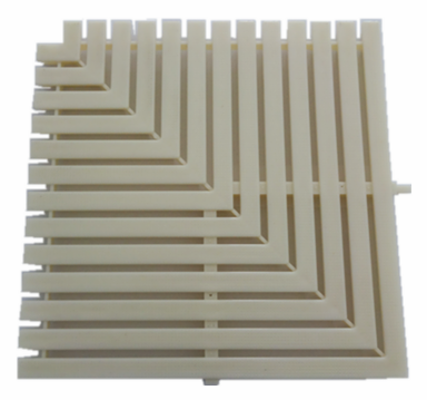 swimming pool grating corner