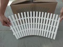 ABS and PP material swimming pool gutter grating for swimming pool white color 18cm/ 25cm / 30cm