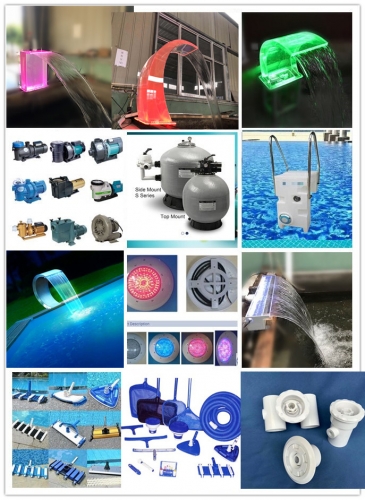 Factory wholesale price full set cleaning and filter equipment used swimming pool for sale