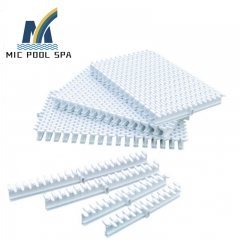 Good flexibility Abs material swimming pool non-slip PVC grating Swimming pool overflow drain grate