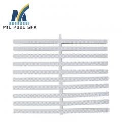 Good flexibility Abs material swimming pool non-slip PVC grating Swimming pool overflow drain grate