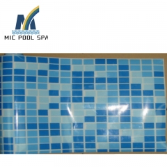 Durable fancy pvc pool liner mosaic pvc swimming pool liner