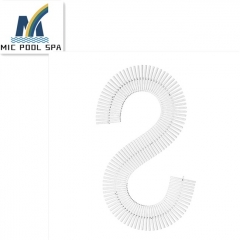 Good flexibility Abs material swimming pool non-slip PVC grating Swimming pool overflow drain grate