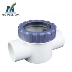 Swimming Pool Accessories Pvc Pipe Fittings Plastic One Way Check Valve,pool Metric and Imperial Check Valve