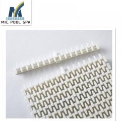 China factory swimming pool surrounding ABS/PVC gutter overflow grating